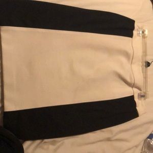 Black and white skirt